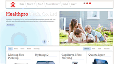 Desktop Screenshot of healthpro.com.hk